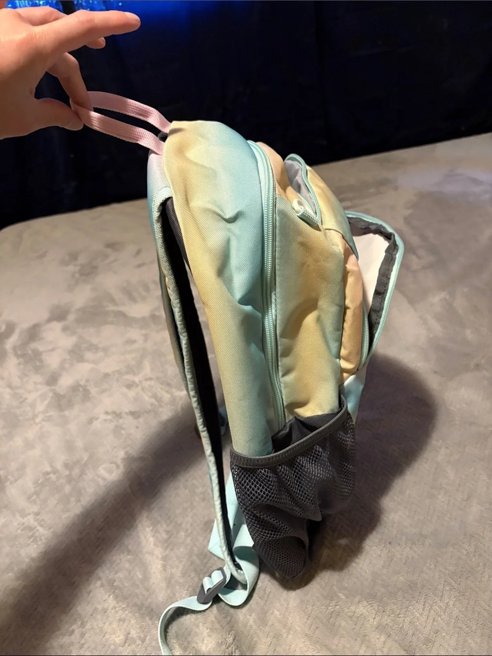 adidas Pastel Ombre Backpack - Mint, Pink, Yellow